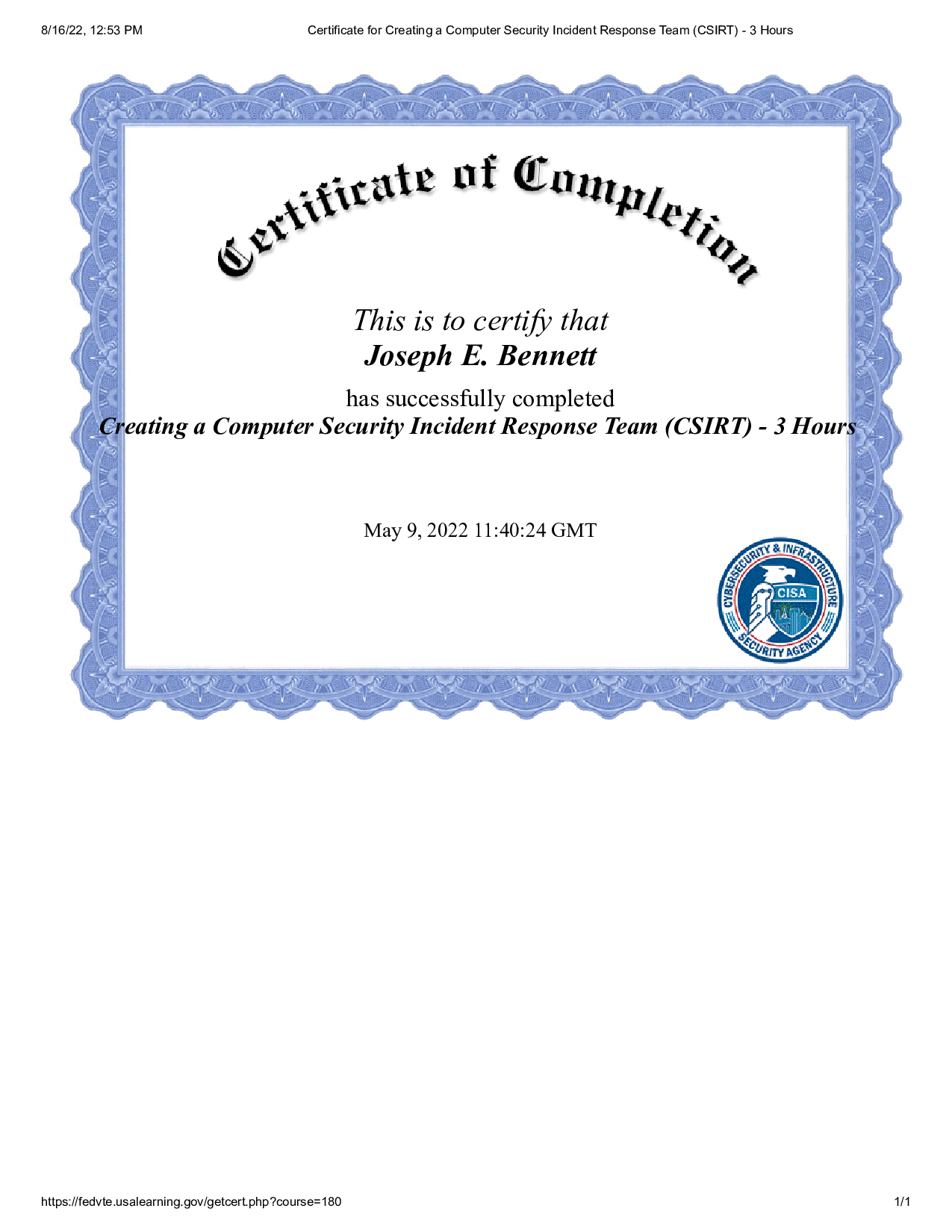 Training & Certifications | Common Joe